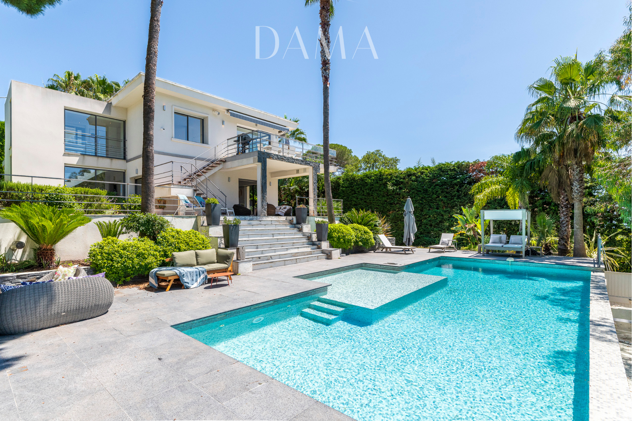 Villa moderne 4 chambres, vue mer, piscine